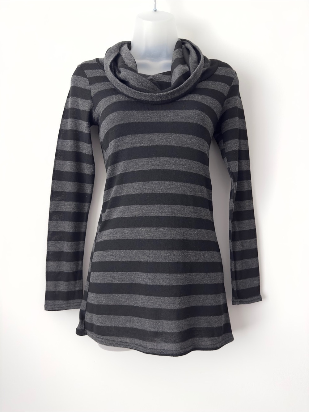 y2k emo cowl neck top